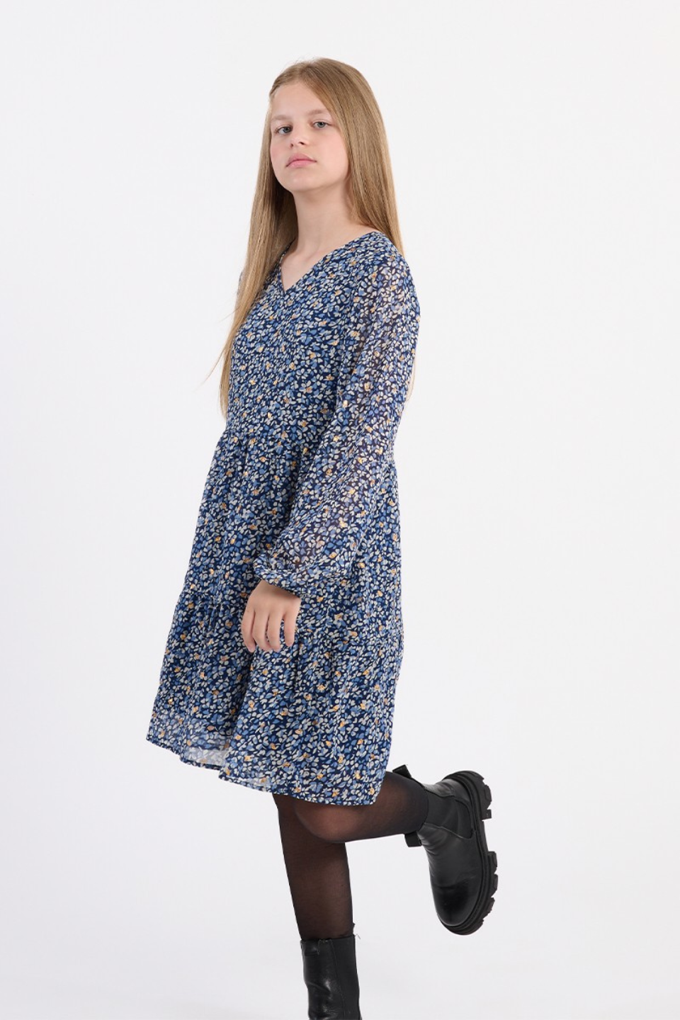 Floral voile dress