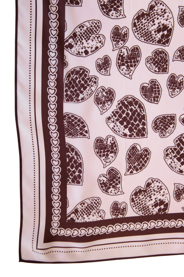 Palm Palm Ava Silk Neck Scarf Palm Palm