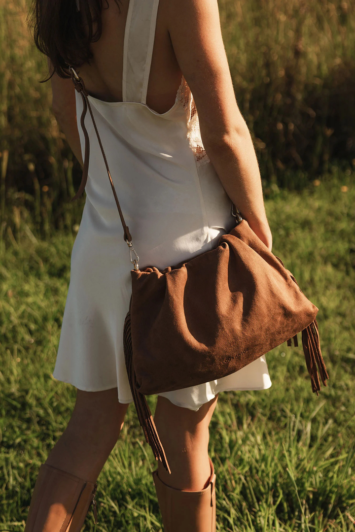 Reese Shoulder Bag in Tan