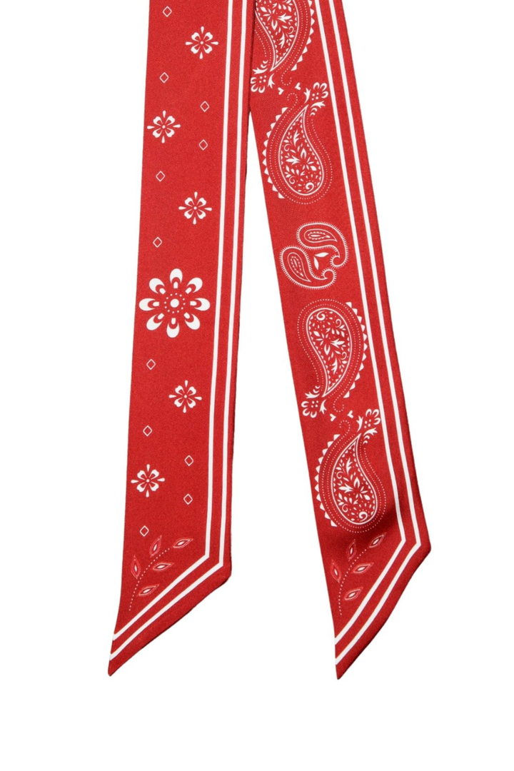 Palm Palm Demi Silk Neck Tie Scarf