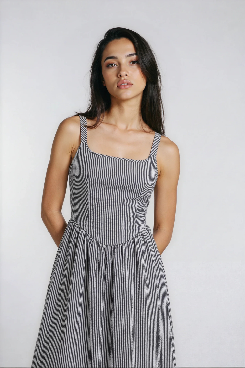 Jules Tie Back Dress - Hot Peppers Clothing