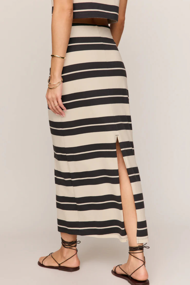 Z Supply Gail Striped Midi Skirt