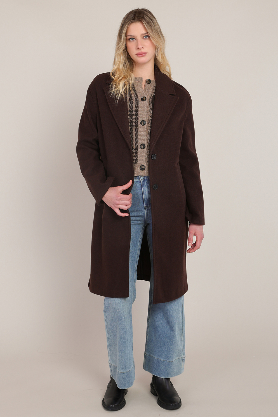 Room 34 Lennon Soft Longline Coat