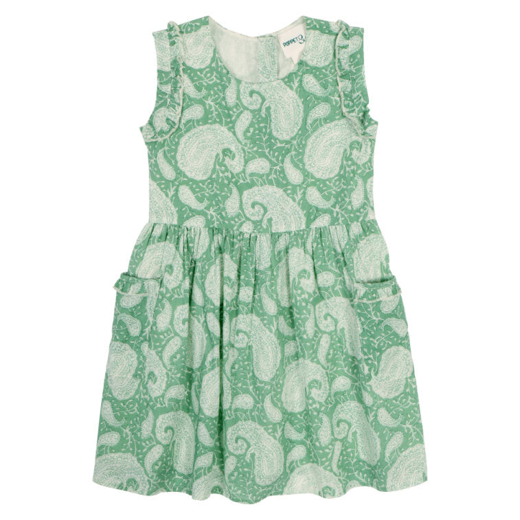 PATCH POCKET SUMMER DAY DRESS