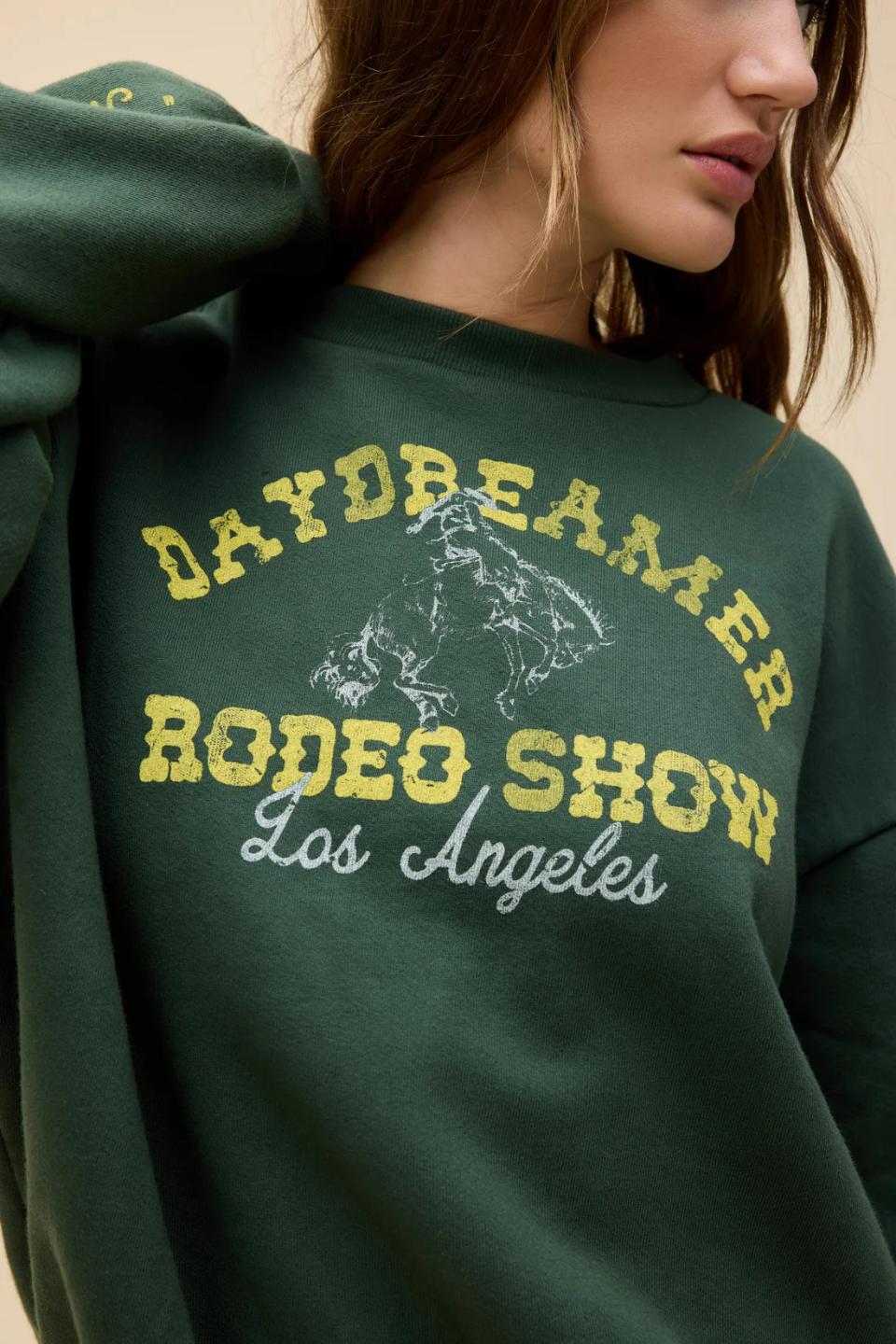Daydreamer Rodeo Show Oversized Crew Sweatshirt