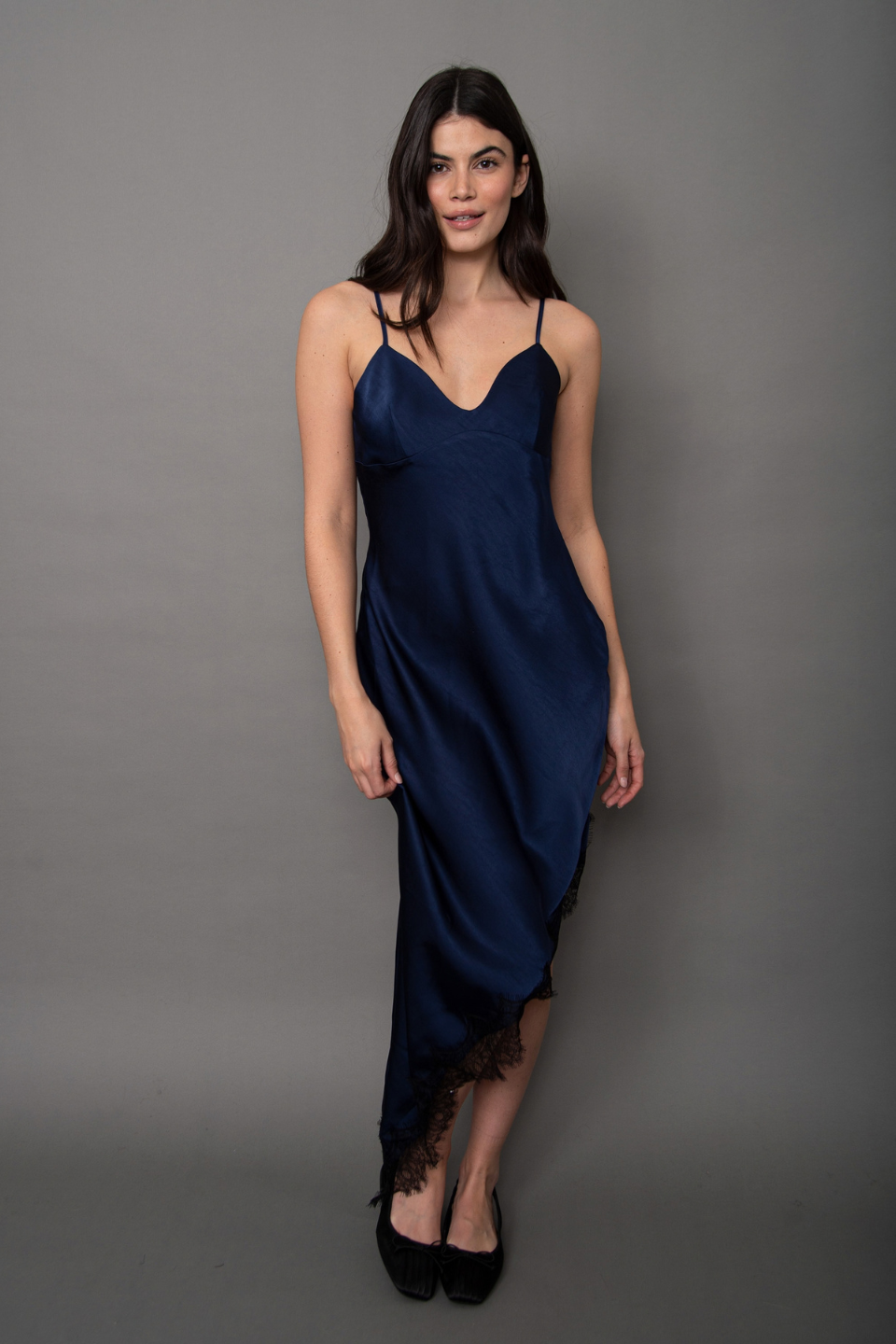 RD Style Colette Satin Asymmetrical Dress