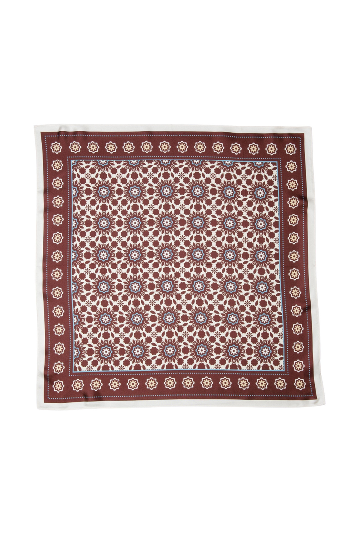 Palm Palm Chanel Silk Neck Scarf