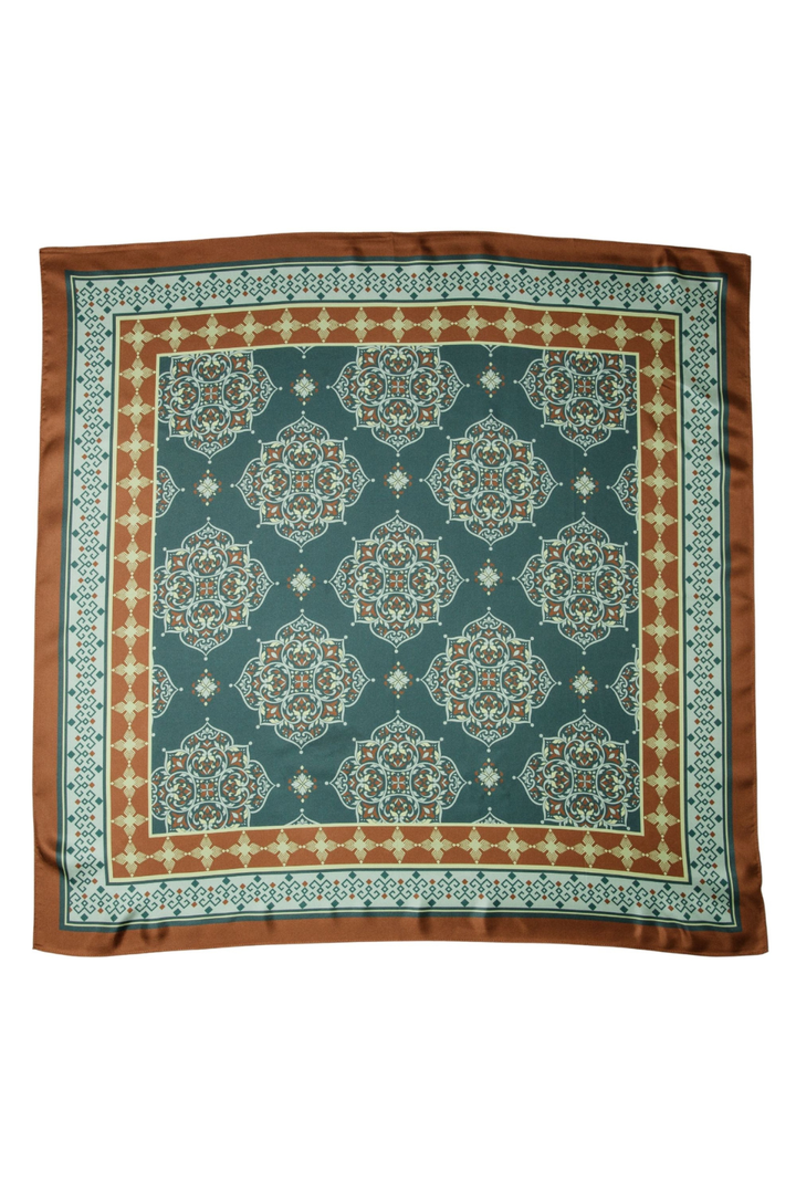 Palm Palm Erica Silk Neck Scarf