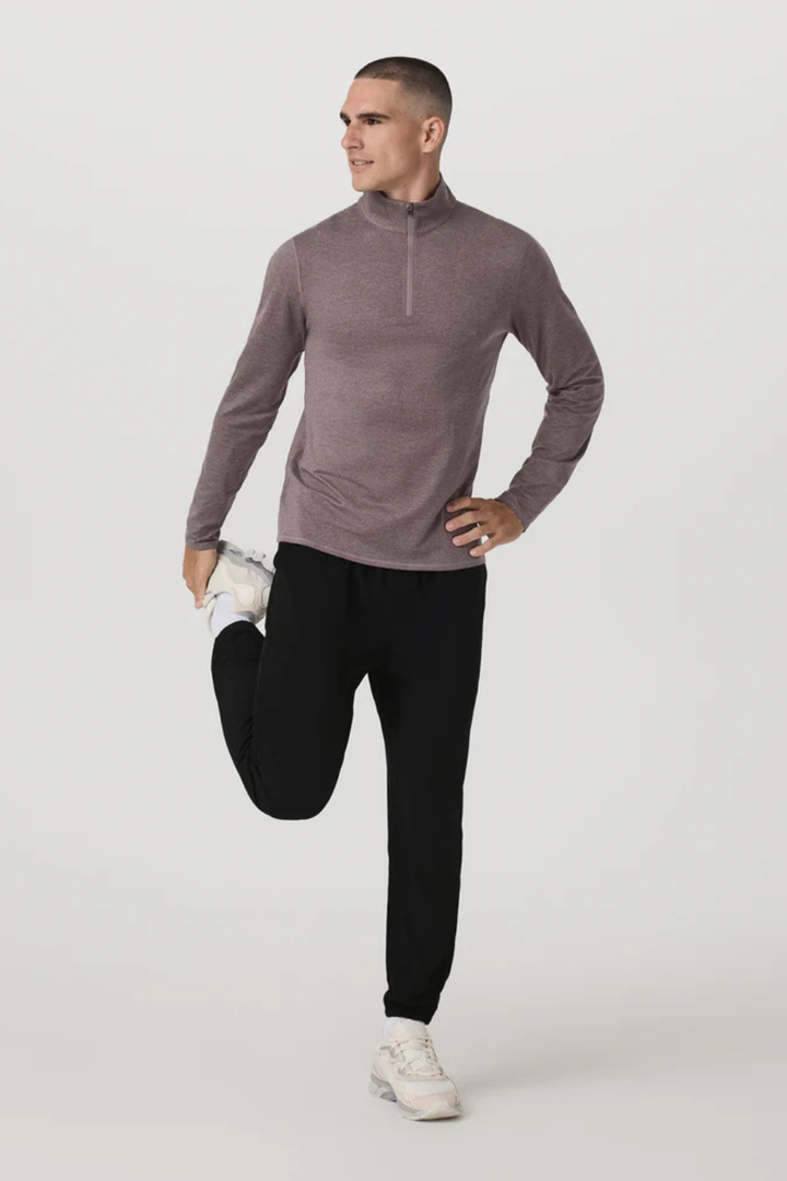 Ponto Half Zip Mock Neck