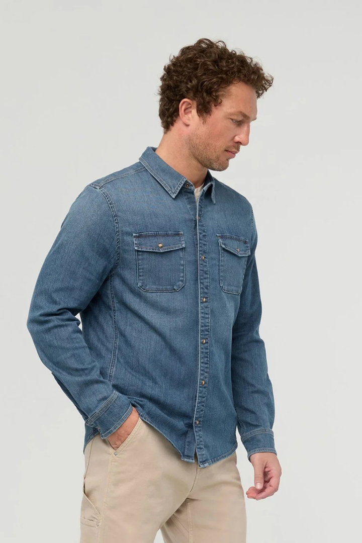 DU/ER Performance Denim Lite Two- Pocket Shirt