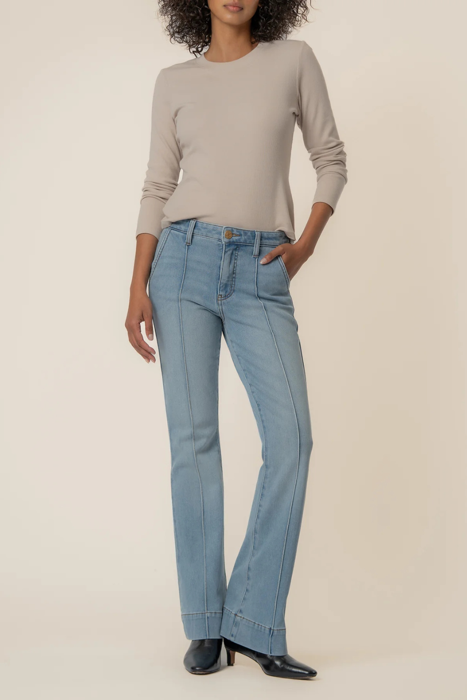 Kut From The Kloth Ana High Rise Flare - Hot Peppers Clothing
