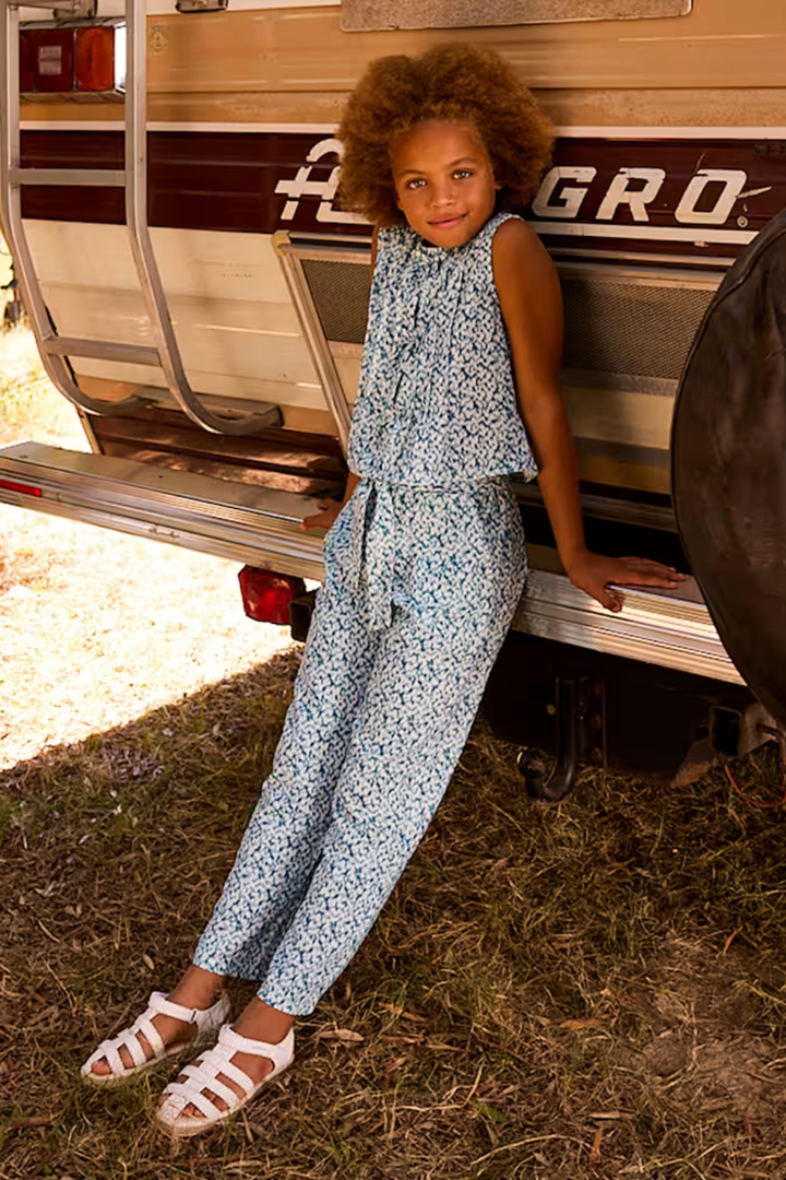 Printed Wide Leg Pants - Hot Peppers Clothing