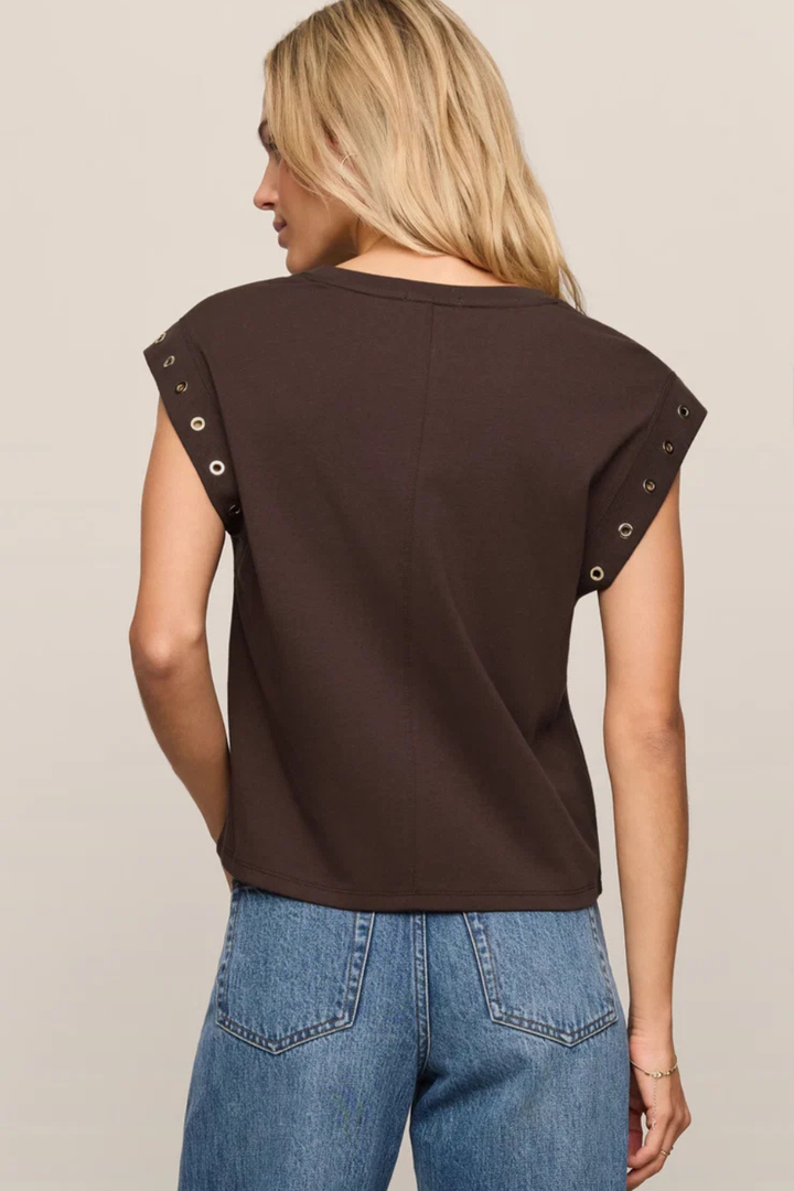 Z Supply Camino Grommet Muscle Tee