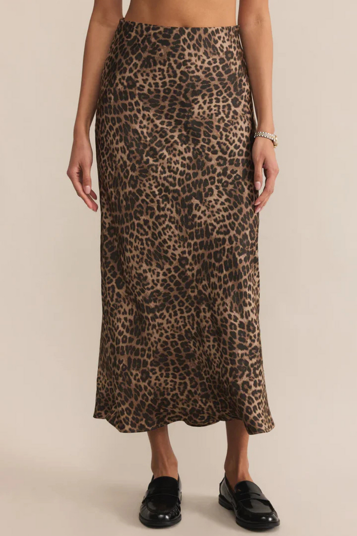 Izabel Leopard Skirt