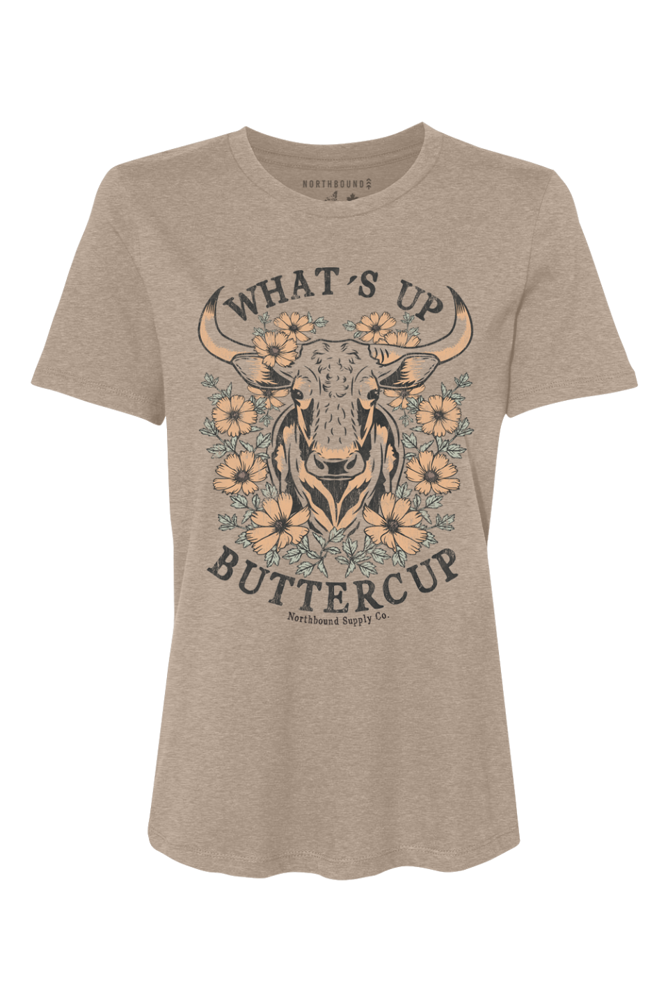 WHAT'S UP BUTTERCUP T-SHIRT - Hot Peppers Clothing
