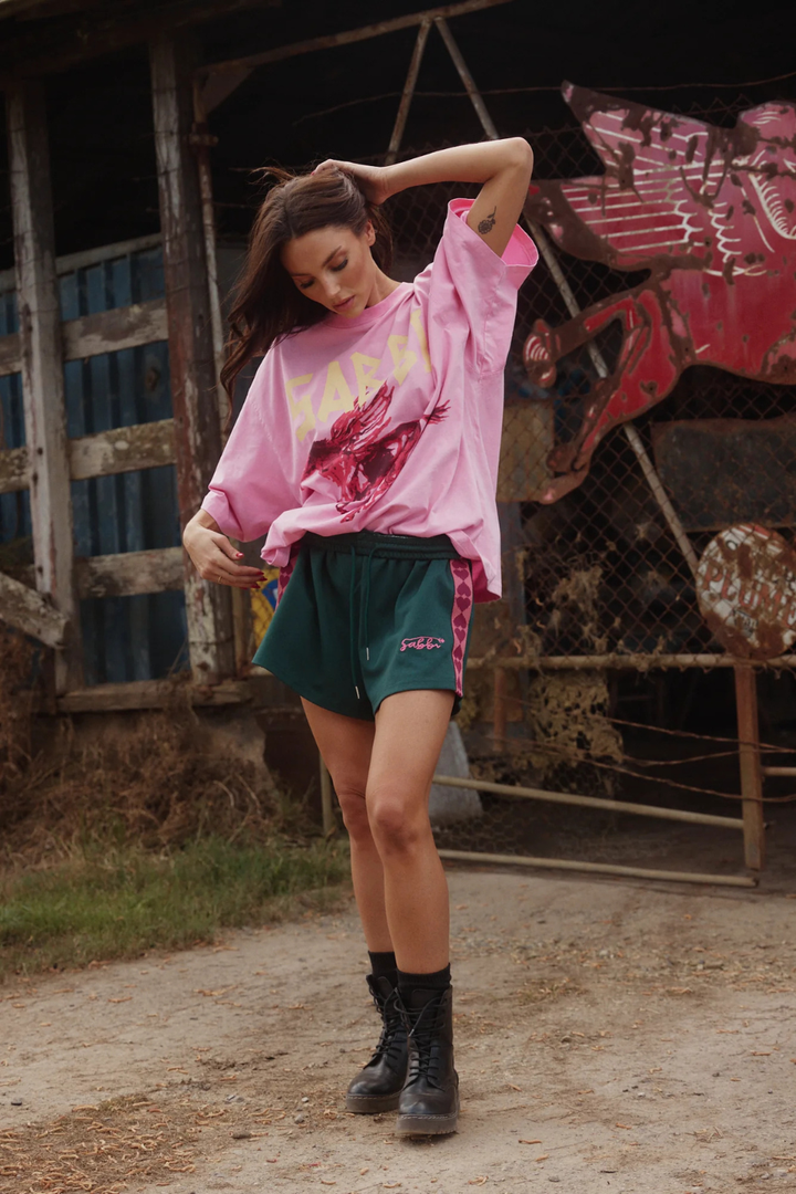 SABBI THE RAVING HEARTS MINI SHORTS SABBI
