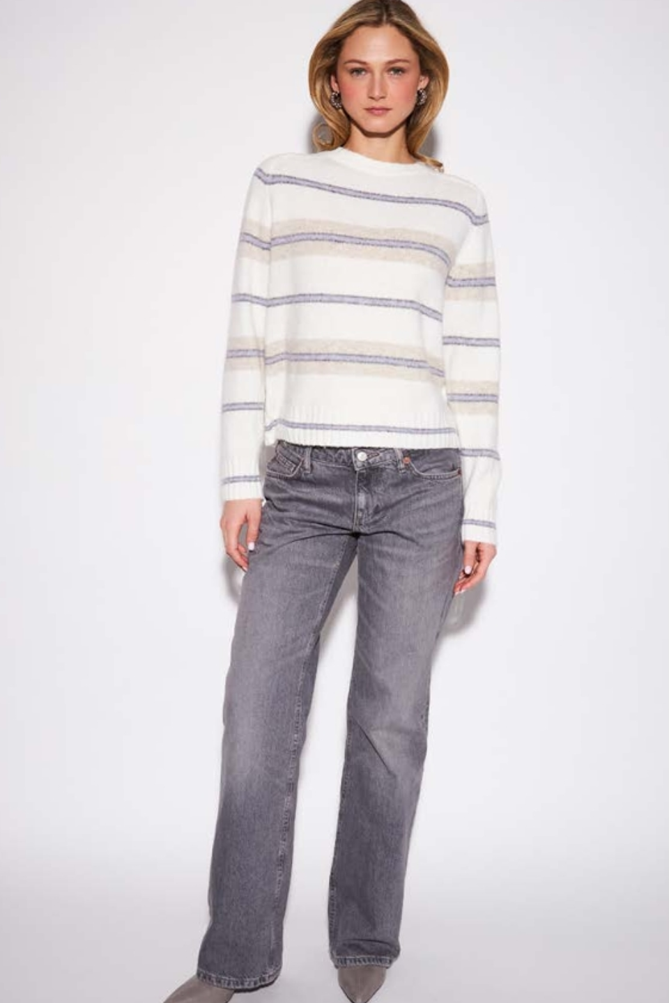 John + Jenn Skyler Striped Sweater