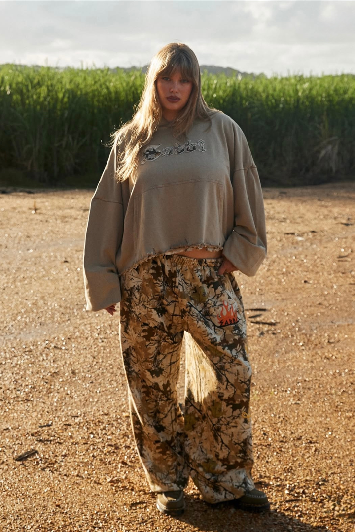 SABBI THE TREES COMPANY CROP HOODIE