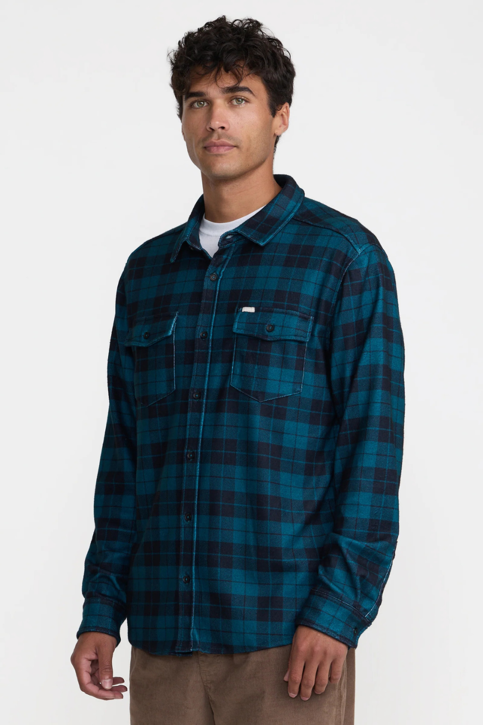 RVCA Vacancy Flannel Long Sleeve Shirt