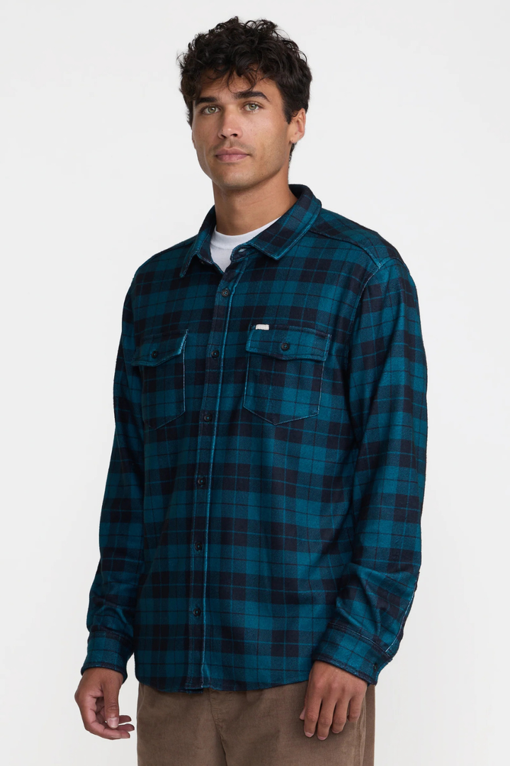 RVCA Vacancy Flannel Long Sleeve Shirt