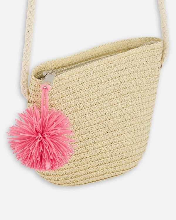Straw Bag And Hat Set