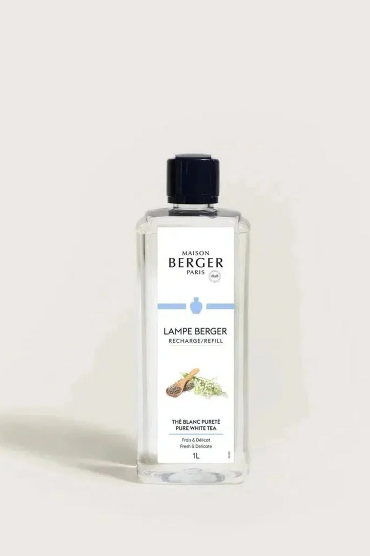 Pure White Tea Lamp Berger Refill 1 litre