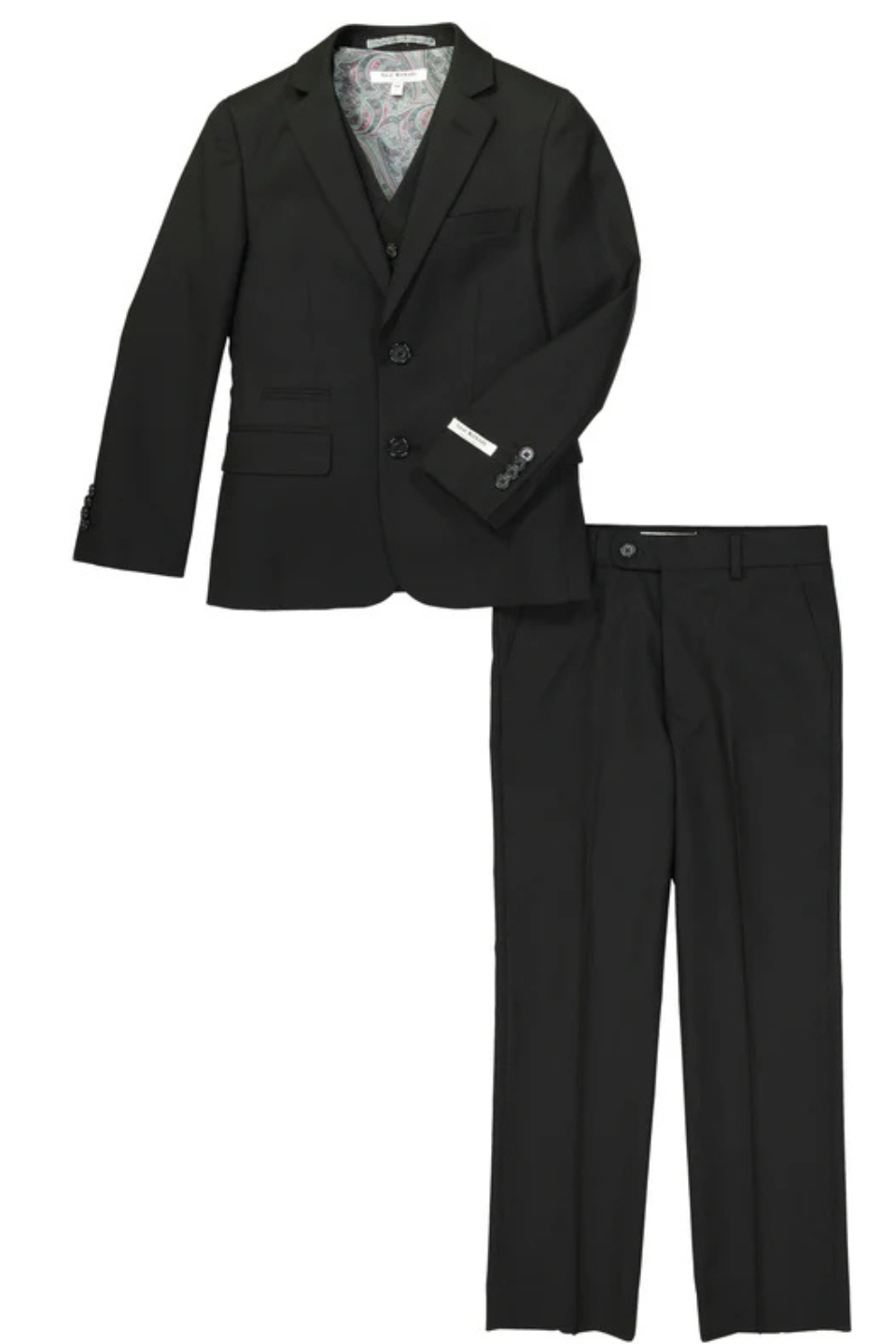 AXNY 3 Pc Two Button Birdseye Suit - Hot Peppers Clothing