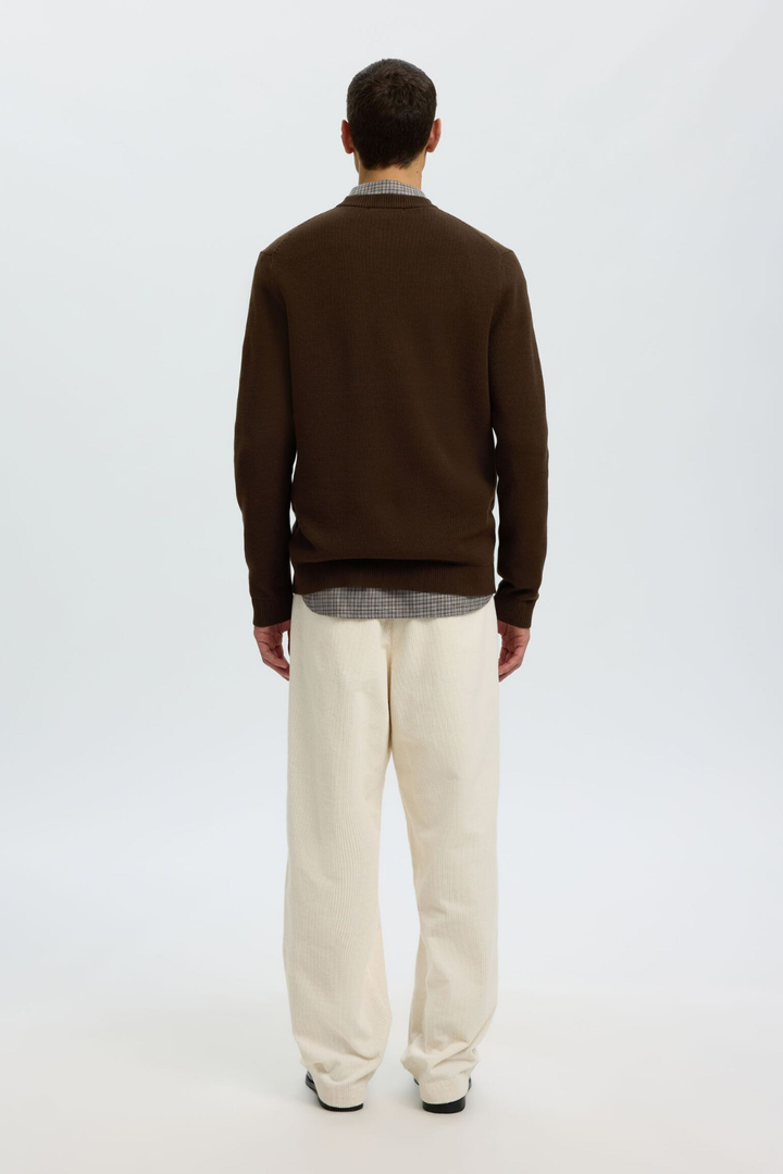Selected Homme Organic Cotton Crewneck Pullover