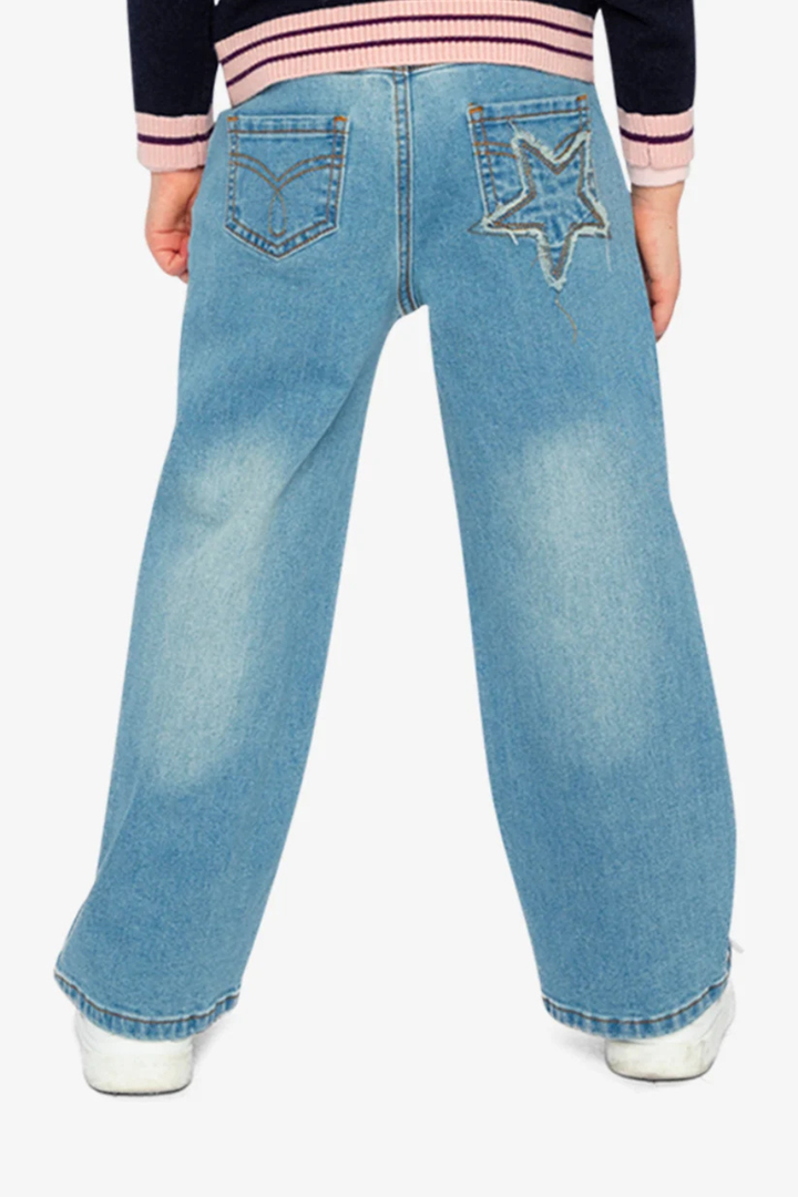 Deux Par Deux Jeans Navy Blue Denim