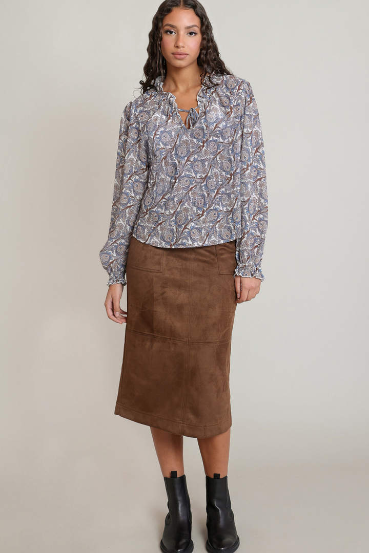 Dex Althea Balloon Sleeved Blouse