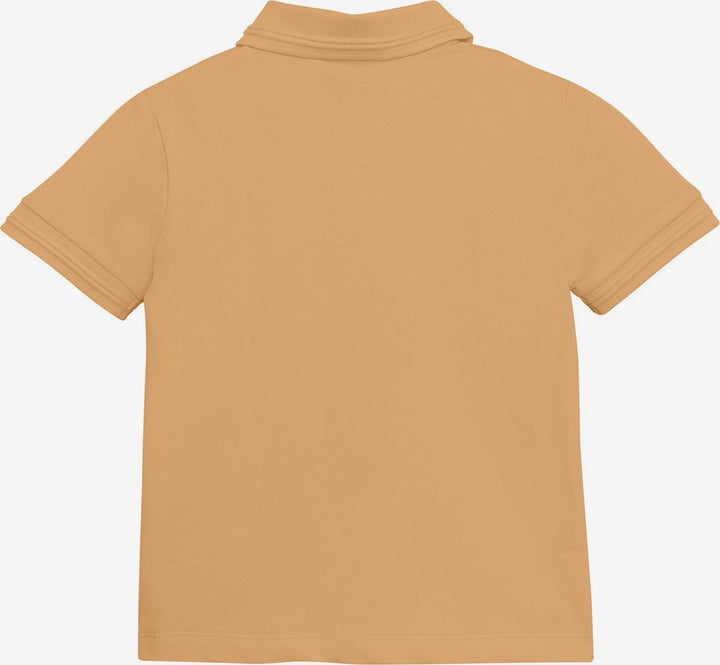 Organic Cotton Polo in Salmon