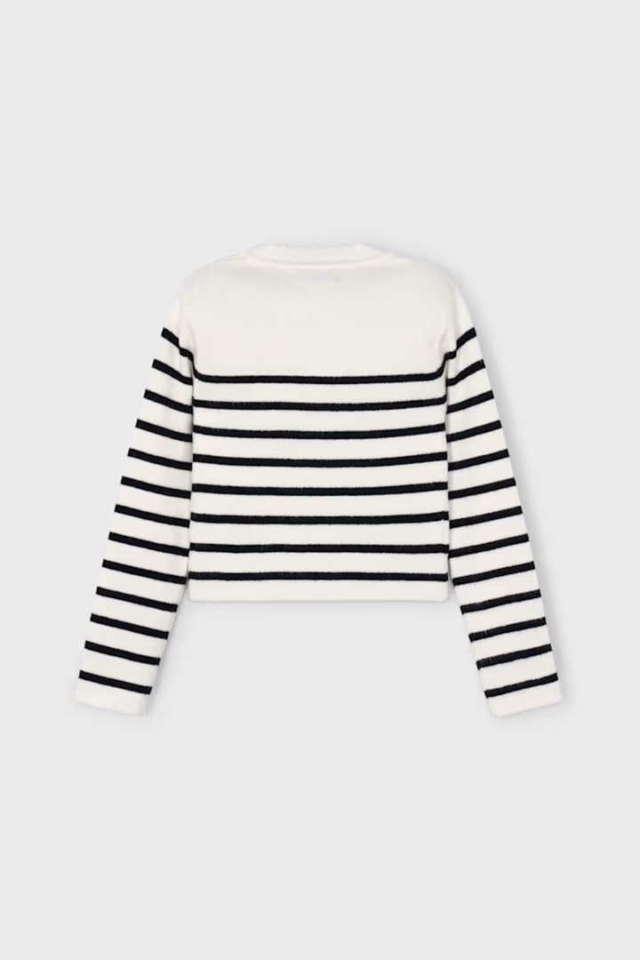Striped Knit Sweater