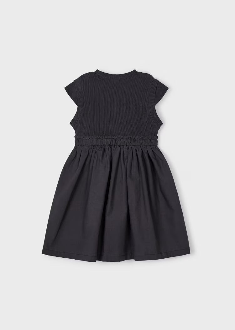 Combined Ribbed Dress