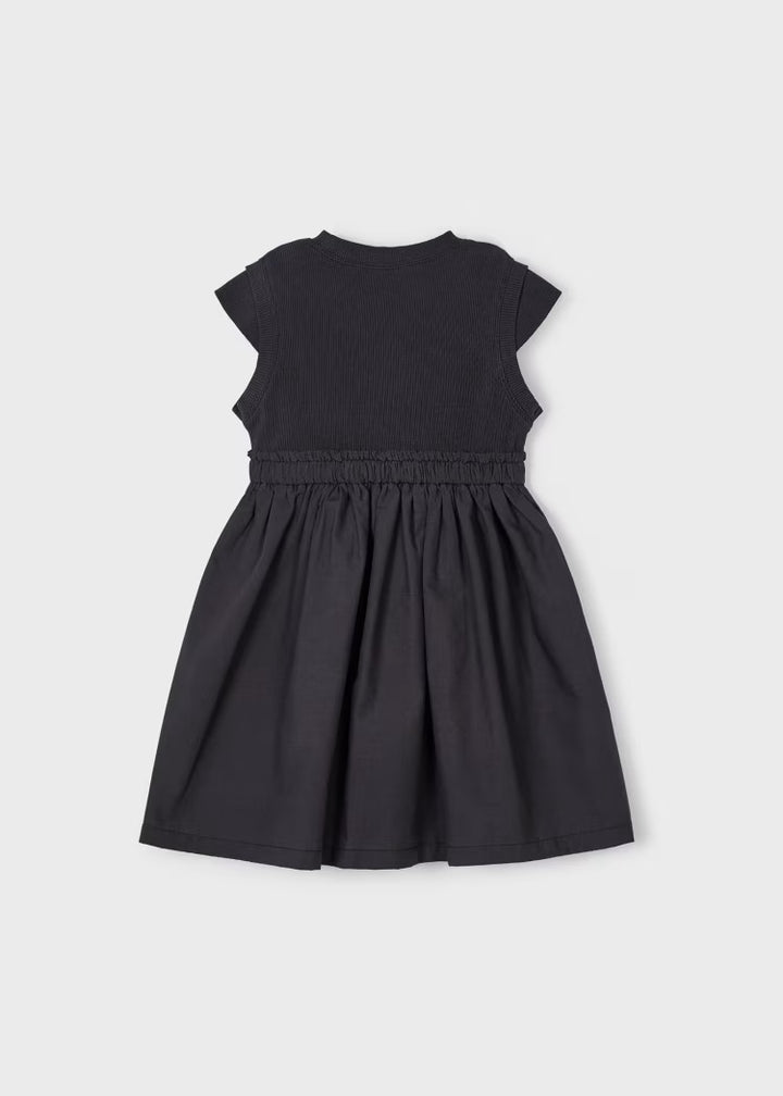 Combined Ribbed Dress