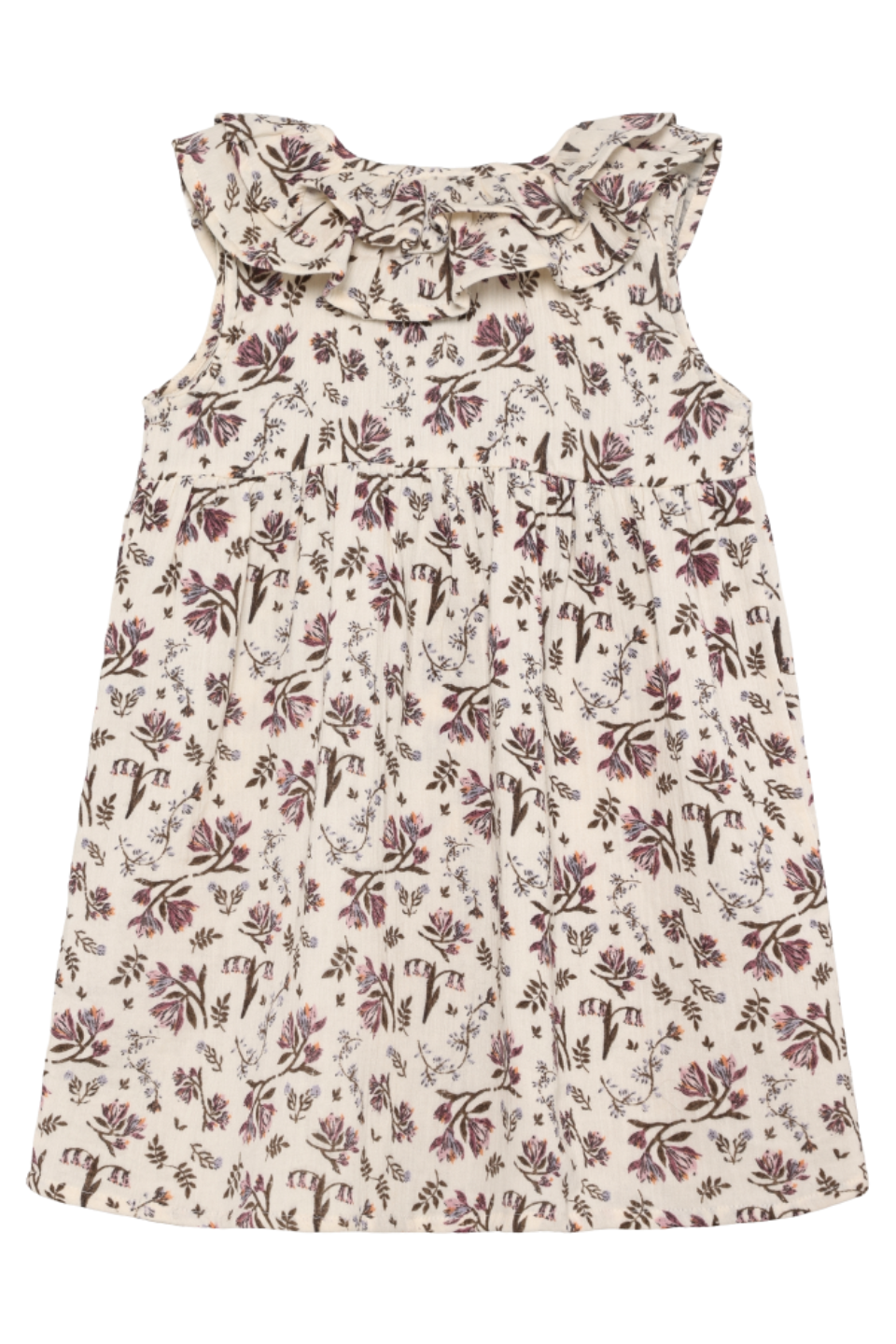 Floral Woven Dress - Hot Peppers Clothing