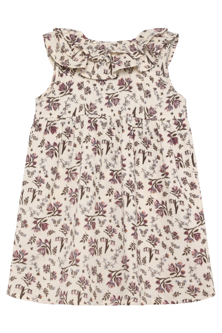 Floral Woven Dress - Hot Peppers Clothing