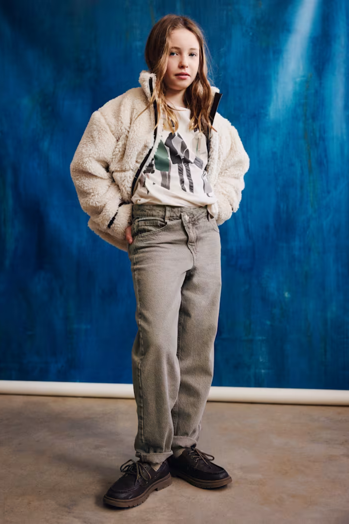 Mayoral Girl Twill Barrel Fit Pants