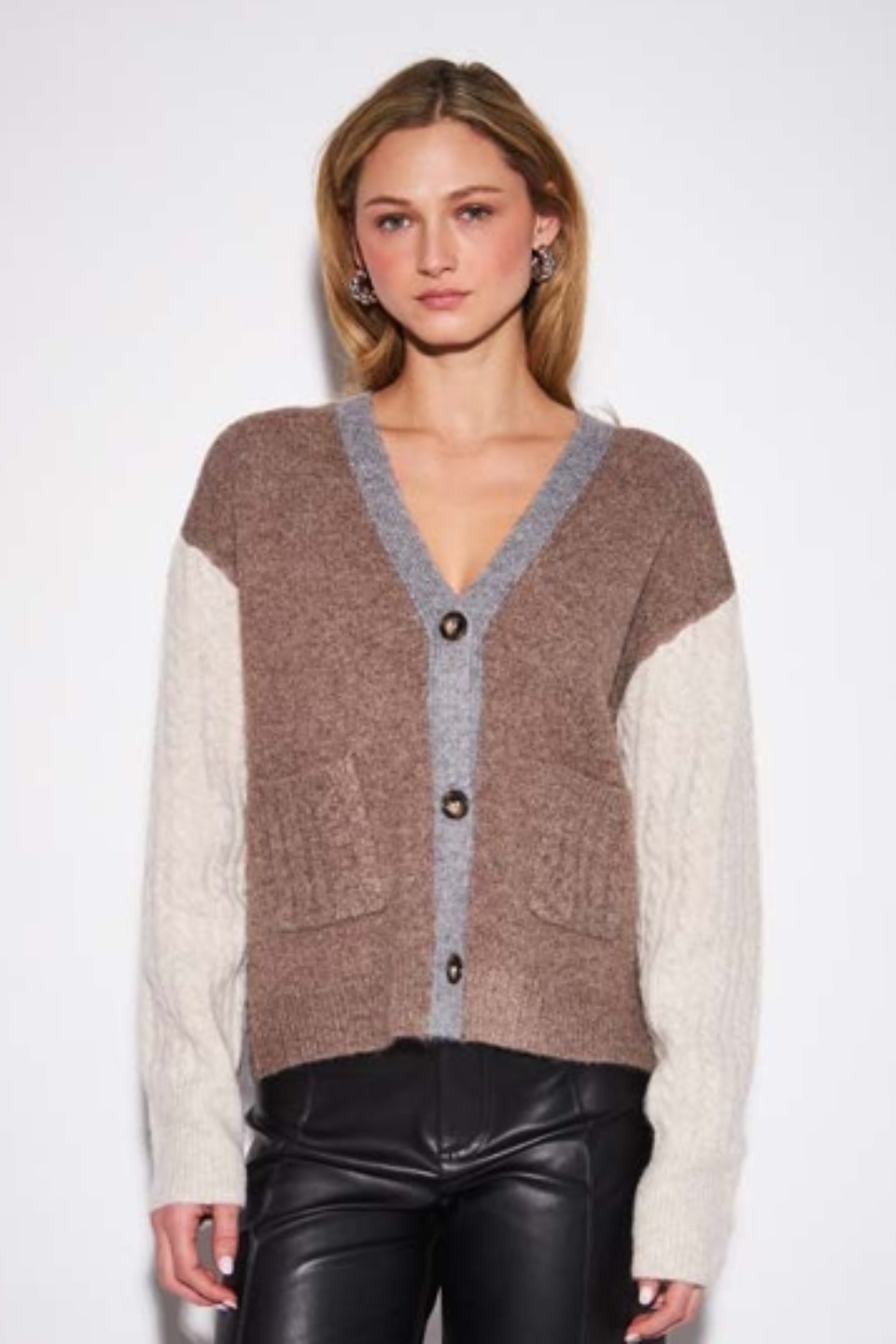 John + Jenn Harlow Colourblock Cardigan