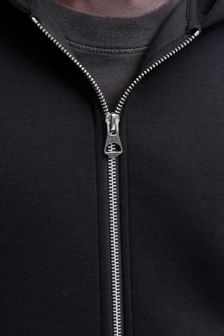 Jack &amp; Jones Loose Fit Scuba Zip Hoodie