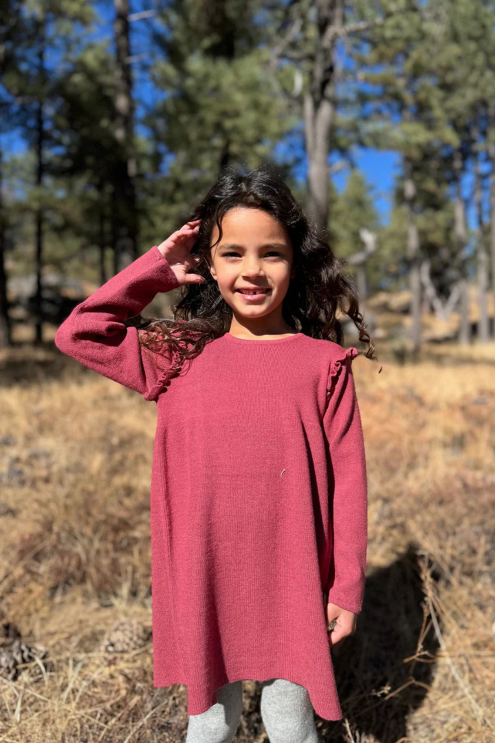 Mia Dress in Berry Knit