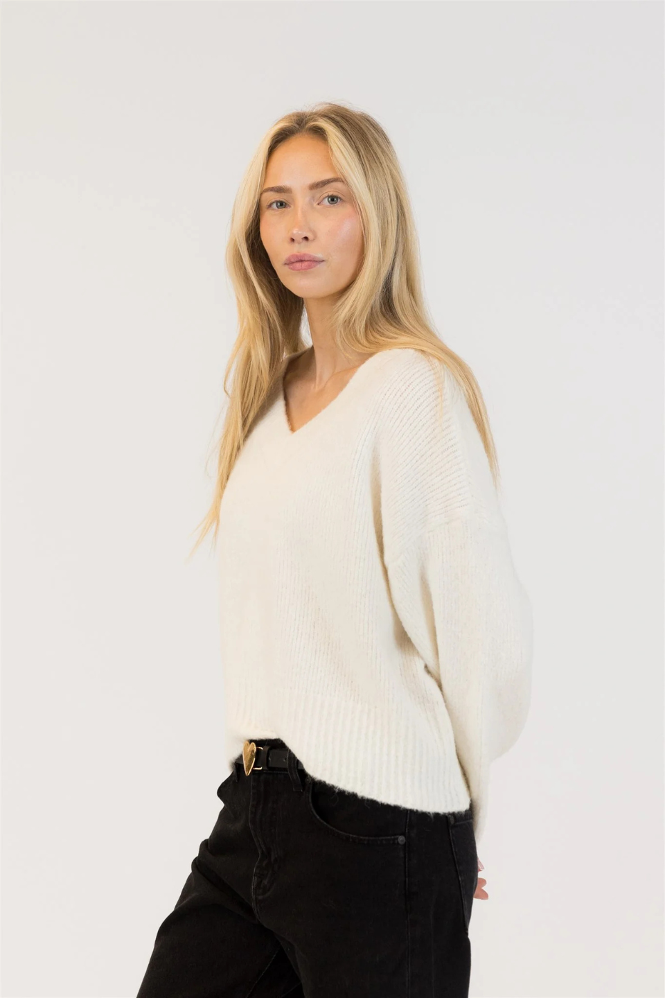 Etta Luxe Eco V-Neck Sweater