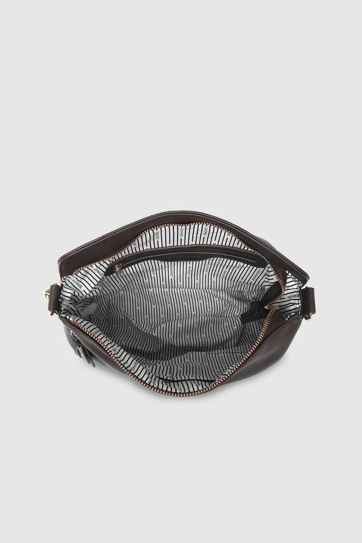 Nadia Shoulder Bag in Chocolate