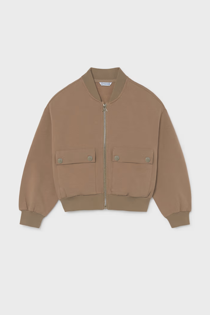 Mayoral Girl Zip-Up Sweatshirt With Pockets