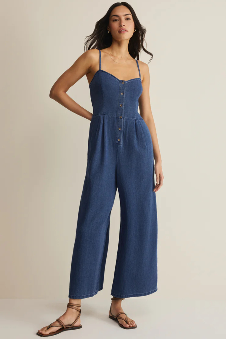 Z Supply Angel Eyes Twill Jumpsuit Z SUPPLY