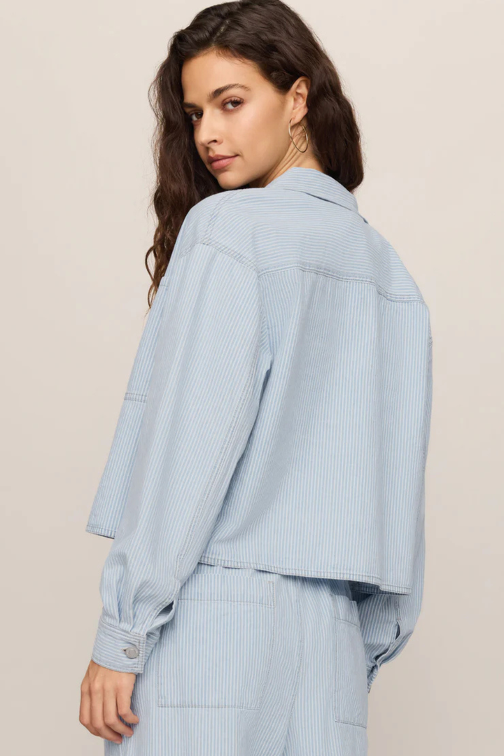 Z Supply Erin Soft Denim Railroad Jacket