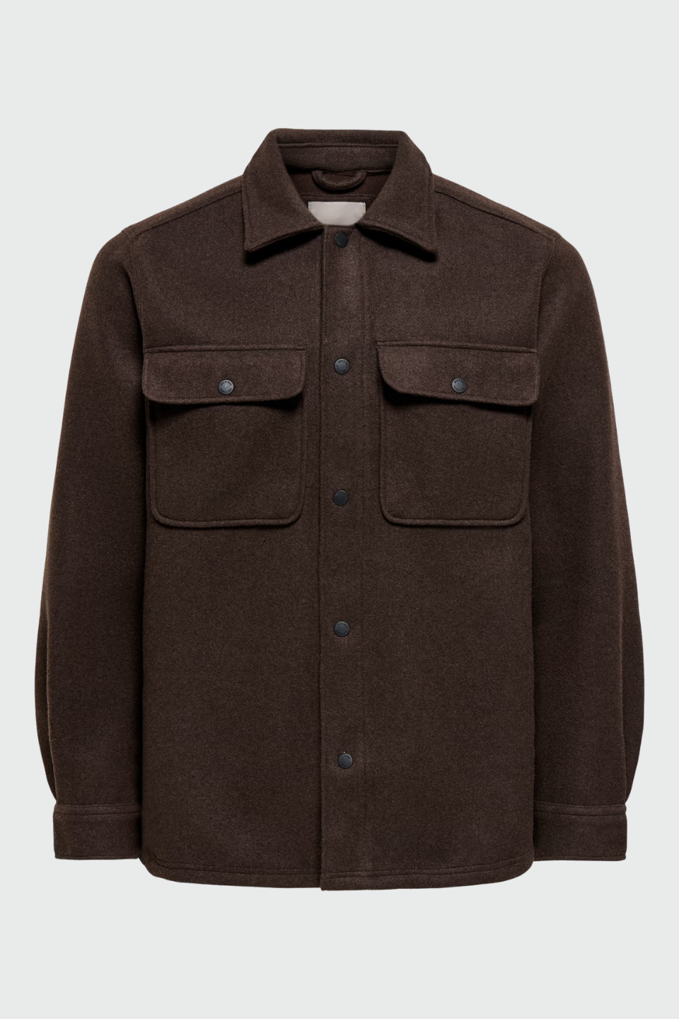ONLY &amp; SONS Ash Wool Shirt