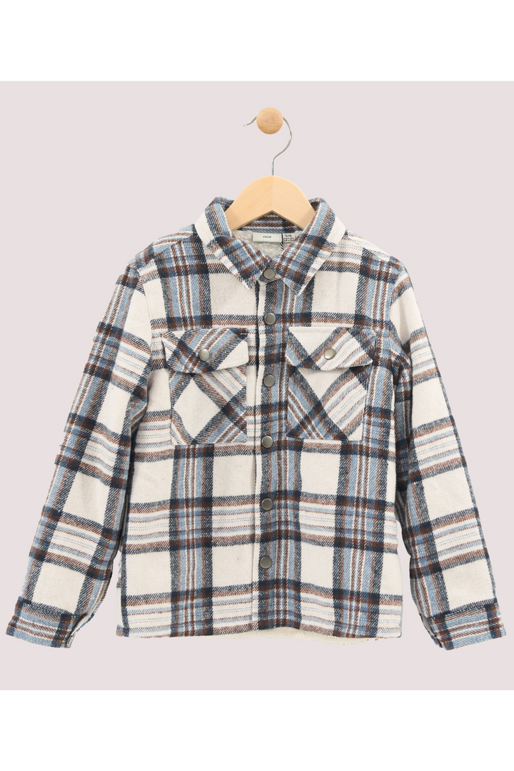 Bluefin Plaid Shacket