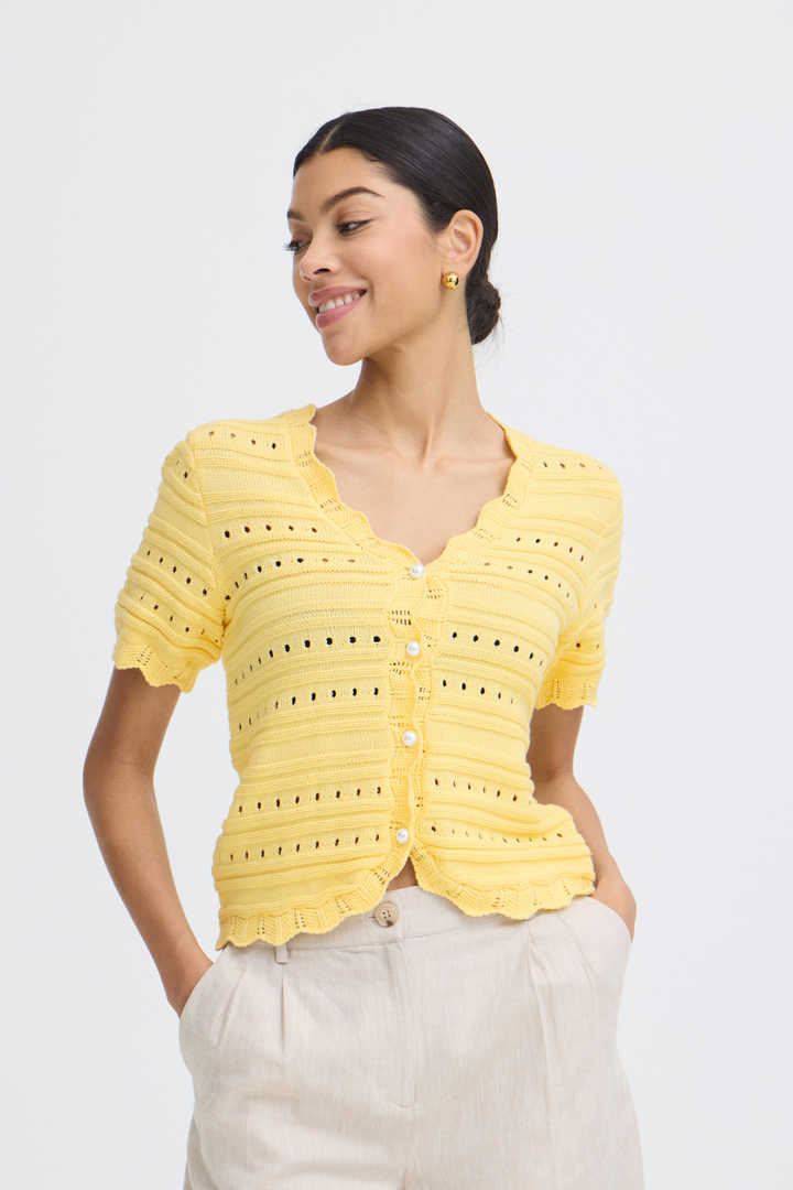 b.young Naski Short Sleeve Cardigan b.young