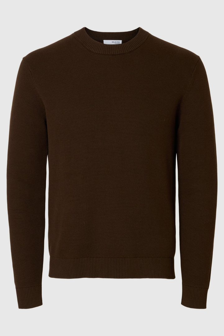 Selected Homme Organic Cotton Crewneck Pullover