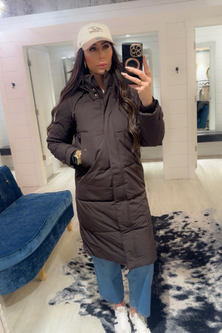 Margaret Coat in Chocolate